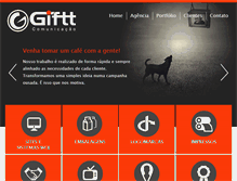 Tablet Screenshot of giftt.com.br